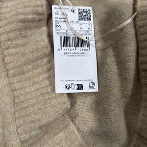 Mango Light Brown Knit Pullover